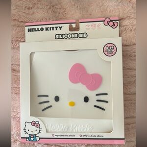 Hello kitty silicone bib 6-24 month